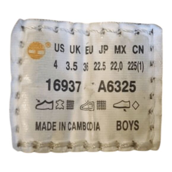 TIMBERLAND Field Mid "Brown/Dark Olive" Hiking Boot Kid's Size 4 - Picture 8 of 8